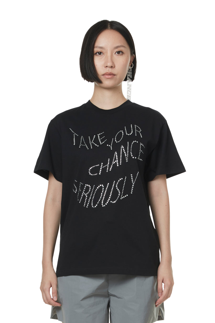 Black Take Your Chance Seriously T-shirt