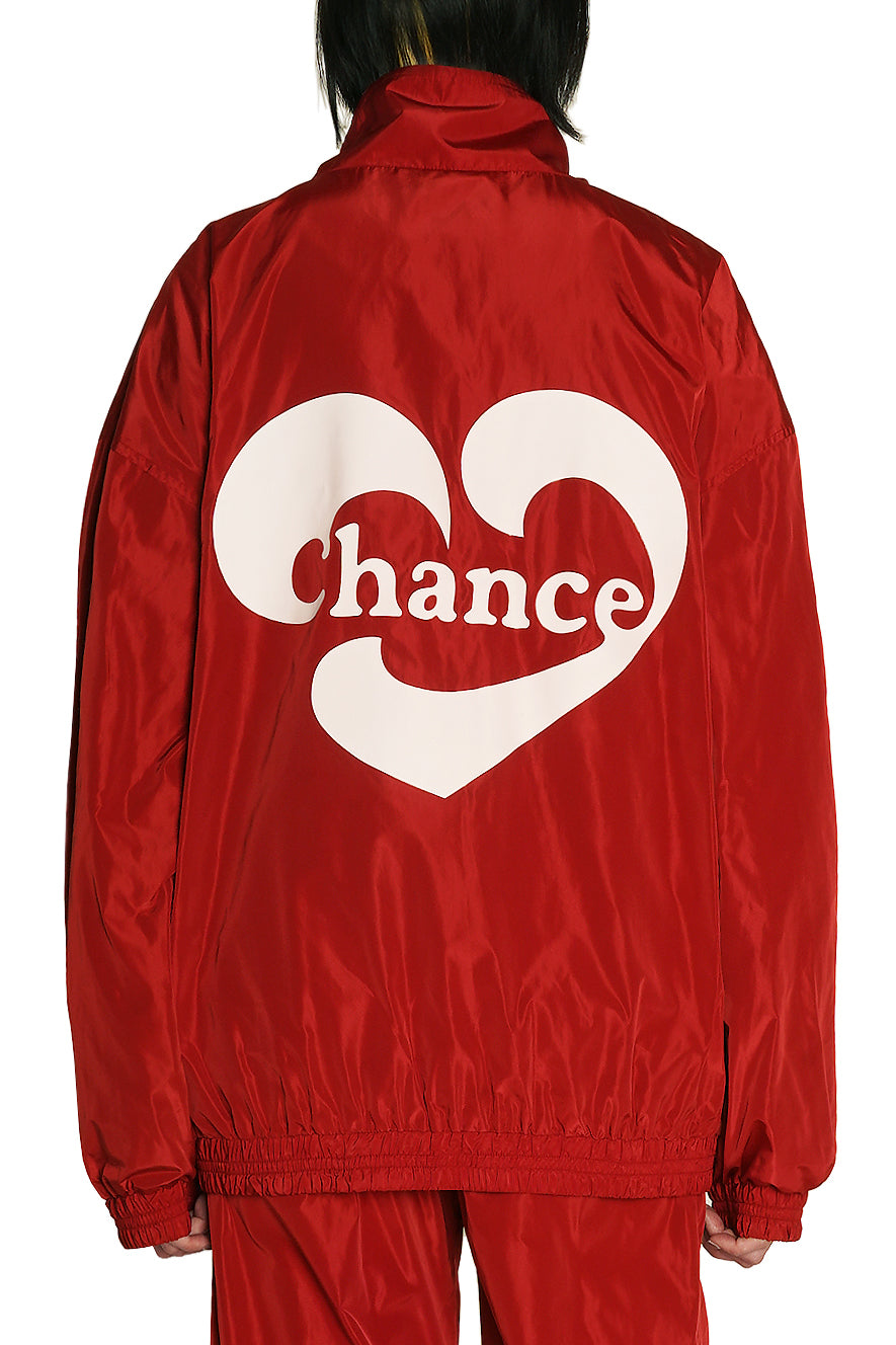 Red Heart Logo Windbreaker Jacket