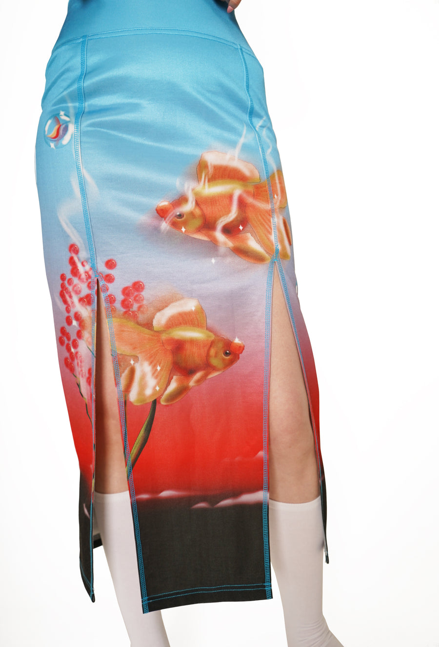 Yue Split Skirt