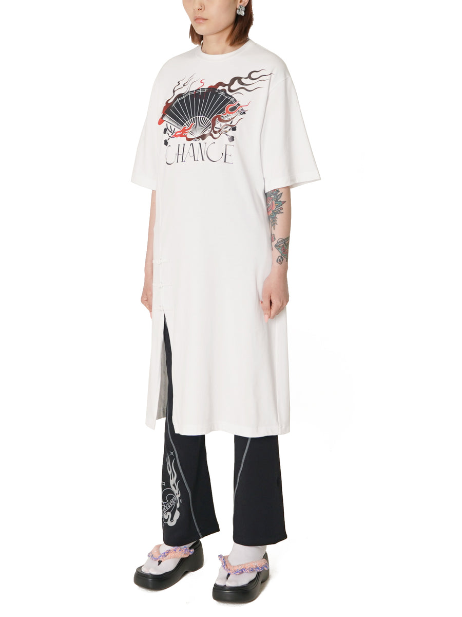 Shan Side Slit T-shirt Dress – CHANCE